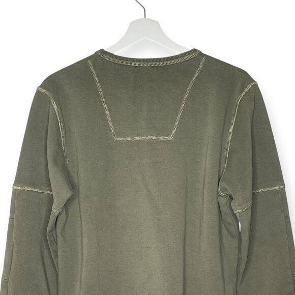 G Star Raw Correctline Sweatshirt Green Long Sleeve Crewneck Women’s Size Large - Picture 5 of 11